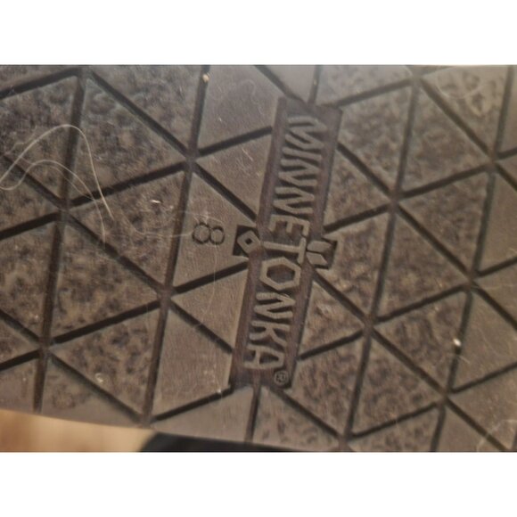 Minnetonka Boots 86520 Womens Size 8 Black Knitted Suede Sherpa Lined Comfy - Picture 9 of 9